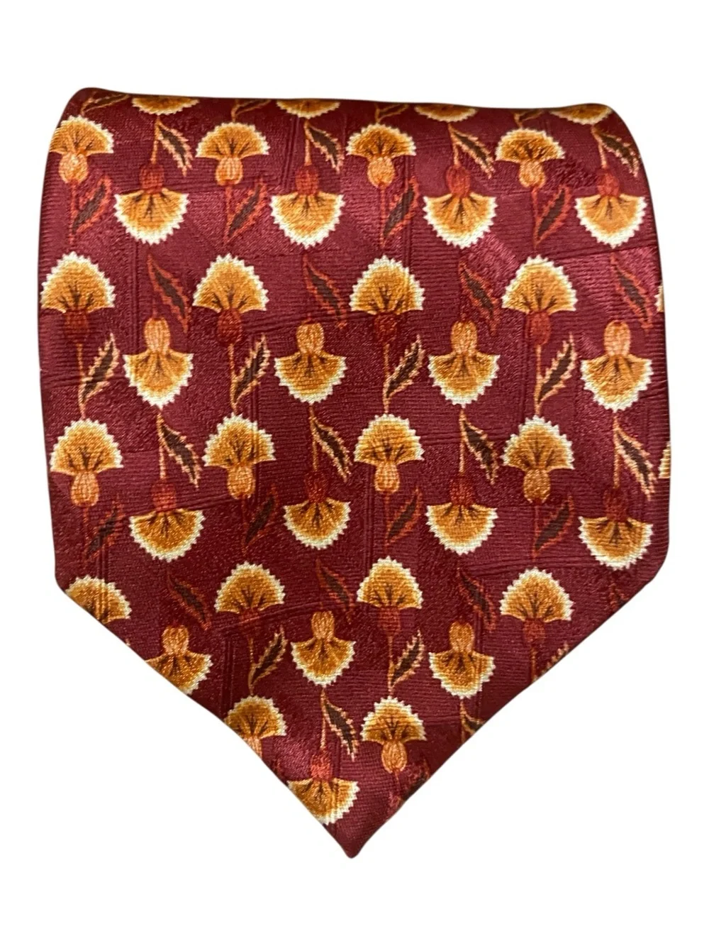 Ermenegildo Zegna Mens Vintage Neck Tie Red Business Wear Professional